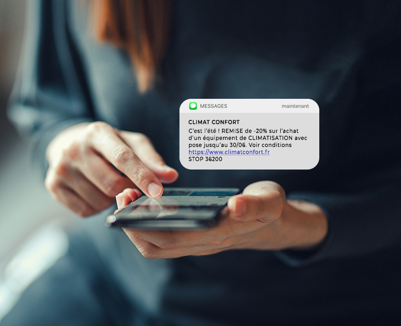 SMS prospection commerce artisanat