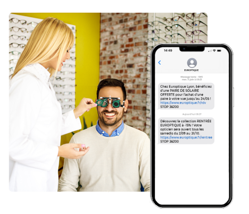campagne sms opticien