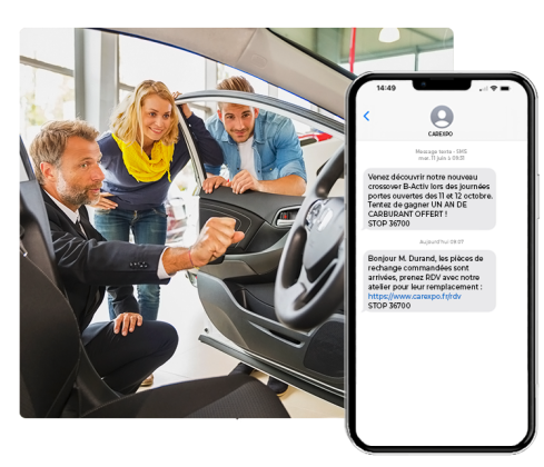 campagne sms pro garage automobile et concession