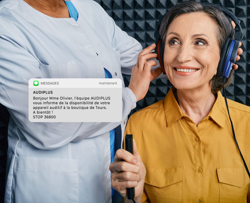 envoyer sms marketing audioprothésiste